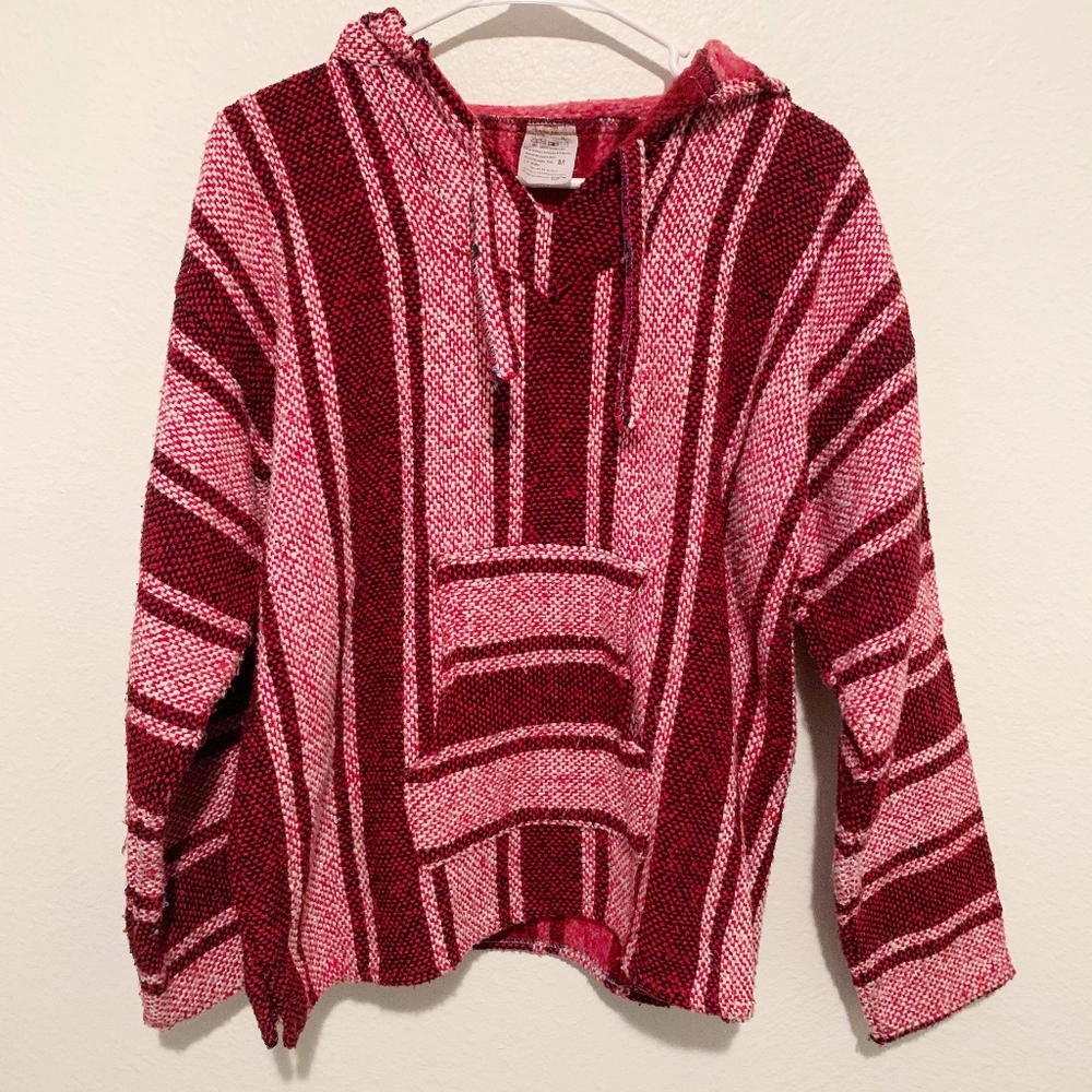 Red Baja Hoodie (Drug Rug)